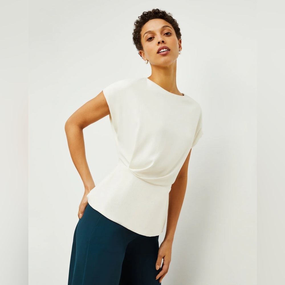 Nevi top soft wave MM lafleur top in alabaster